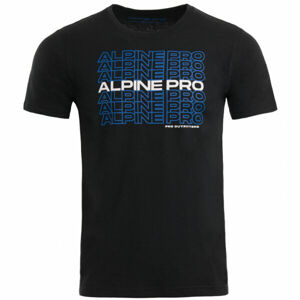 ALPINE PRO JAEL Férfi póló, fekete, méret XL