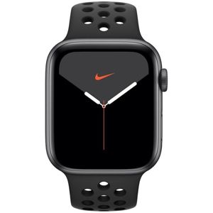 Apple Apple Watch Series 5 GPS, 44mm Space Grey Aluminium Case with Anthracite/Black Sport Band Karórák - Fekete - ks