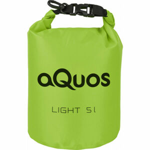 AQUOS LT DRY BAG 5L Vízhatlan zsák feltekerhető zárással, világoszöld, méret