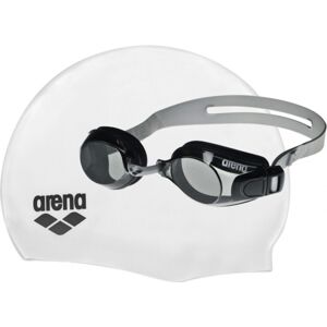 Arena POOL SET Úszósapka és úszószemüveg szett, fehér, veľkosť os