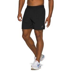 Asics ROAD 7IN SHORT Férfi rövidnadrág futáshoz, fekete, méret XL
