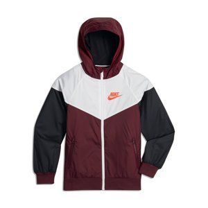 Nike B NSW WR JKT HD Kapucnis kabát - Červená