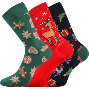 Boma N03065 S-PATTE zöld 35 - 38 - Karácsonyi zokni