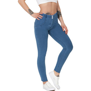 BOOST JEANS Boost Jeans Mid Waist Light Blue Nadrágok - Kék - XS