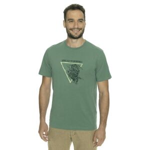 BUSHMAN DARWIN Férfi póló, zöld, veľkosť XL