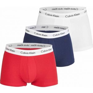 Calvin Klein 3 PACK LO RISE TRUNK sötétkék XL - Férfi boxeralsó