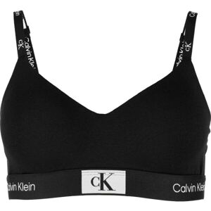Calvin Klein ´96 COTTON-LGHT LINED BRALETTE Női melltartó, fekete, méret XL