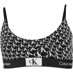 Calvin Klein ´96 COTTON-UNLINED BRALETTE Női melltartó, fekete, méret XL