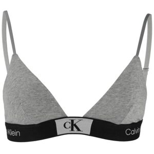 Calvin Klein ´96 COTTON-UNLINED TRIANGLE Női melltartó, szürke, méret XL