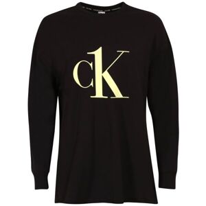 Calvin Klein CK1 COTTON LW NEW-L/S SWEATSHIRT Női pulóver, fekete, veľkosť XS