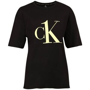 Calvin Klein CK1 COTTON LW NEW-S/S CREW NECK Női póló, fekete, veľkosť L