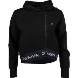 Calvin Klein FULL ZIP HOODIE fekete M - Női pulóver