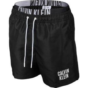 Calvin Klein INTENSE POWER-S-MEDIUM DOUBLE WB-NOS Férfi fürdőnadrág, fekete, veľkosť XXL