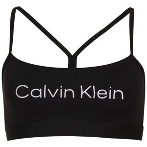 Calvin Klein LOW SUPPORT SPORTS BRA Női sportmelltartó, fekete, méret M