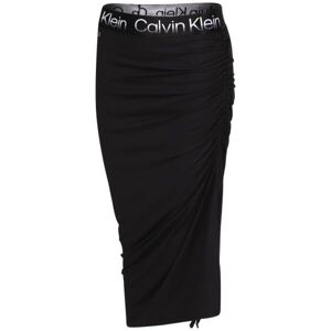 Calvin Klein PW SKIRT Női szoknya, fekete, veľkosť S