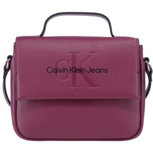 Calvin Klein SCULPTED BOXY FLAP CB20 MONO Női táska, bordó, veľkosť os
