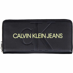 Calvin Klein SCULPTED MONO Z/A Női pénztárca, fekete, méret UNI
