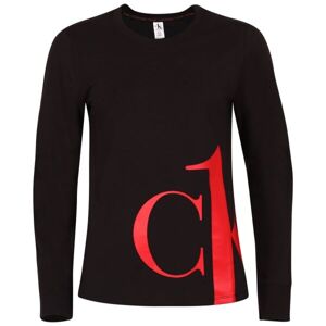 Calvin Klein SLEEP-L/S CREW NECK Női felső, fekete, veľkosť M