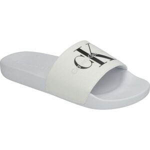 Calvin Klein SLIDE MONOGRAM CO Női papucs, fehér, méret