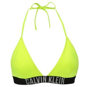 Calvin Klein STRING SIDE TIE Női bikini felső, fényvisszaverő neon, méret