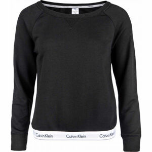 Calvin Klein TOP SWEATSHIRT LONG SLEEVE Női pulóver, fekete, méret M
