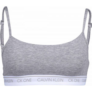 Calvin Klein UNLINED BRALETTE Női melltartó, szürke, méret XS