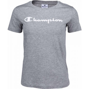 Champion CREWNECK T-SHIRT szürke L - Női póló