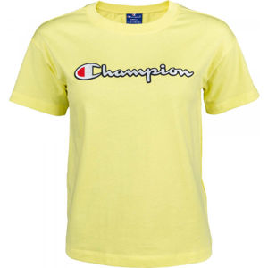 Champion CREWNECK T-SHIRT Női póló, sárga, méret M