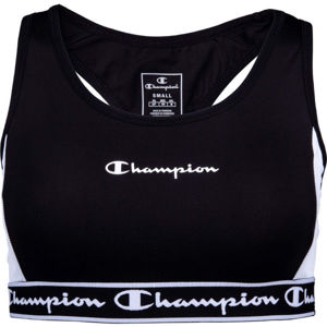 Champion BRA Sportmelltartó, fekete, méret XS
