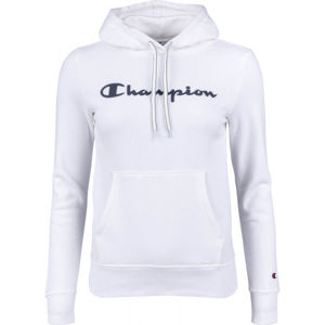 Champion HOODED SWEATSHIRT Női pulóver, fehér, méret S