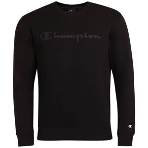 Champion CREWNECK SWEATSHIRT Férfi pulóver, fekete, veľkosť XL