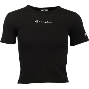 Champion AMERICAN CLASSICS CREWNECK T-SHIRT Női póló, fekete, veľkosť XS