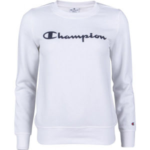 Champion CREWNECK SWEATSHIRT Női pulóver, fehér, veľkosť XS