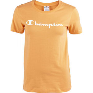 Champion CREWNECK T-SHIRT Női póló, narancssárga, méret S