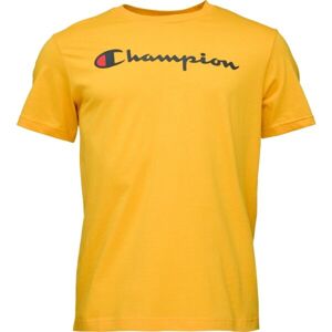 Champion LEGACY Férfi póló, sárga, méret XXL