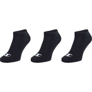 Champion NO SHOW SOCKS LEGACY X3 Uniszex zokni, fekete, méret 35 - 38