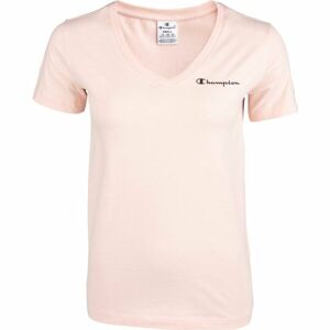 Champion V-NECK T-SHIRT Női póló, rózsaszín, méret M