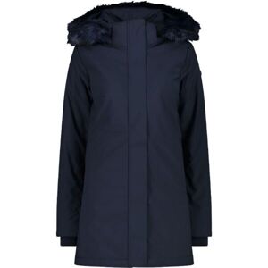 CMP WOMAN COAT ZIP HOOD Női softshell kabát, sötétkék, veľkosť 42