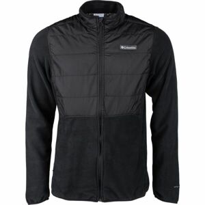 Columbia BASIN BUTTE FLEECE FULL ZIP Férfi hibrid kabát, fekete, méret XL