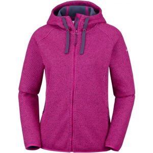 Columbia PACIFIC POINT FULL ZIP HOODIE rózsaszín XL - Női pulóver