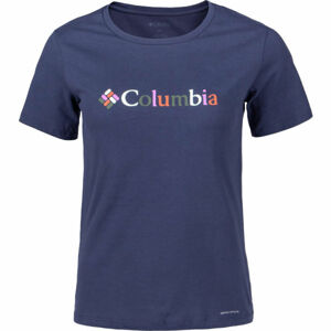 Columbia ALPINE WAY SCREEN SS TEE Női póló, sötétkék, méret S