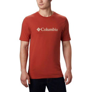 Columbia BASIC LOGO SHORT SLEEVE piros XL - Férfi póló