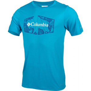 Columbia TERRA VALE™ II SS TEE kék M - Férfi póló