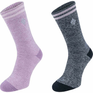 Columbia THERMAL 2P Női zokni, rózsaszín, méret 35 - 38