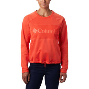 Columbia WINDGATES FLEECE CREW narancssárga S - Női fleece pulóver
