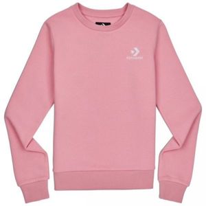 Converse STAR CHEVRON EMB CREW rózsaszín XS - Női pulóver
