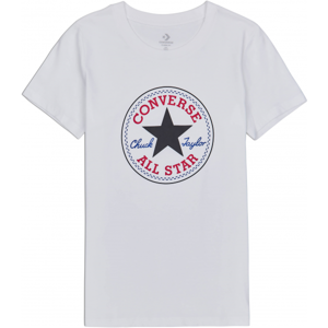 Converse CHUCK PATCH NOVA TEE fehér S - Női póló