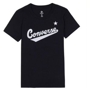 Converse WOMENS NOVA CENTER FRONT LOGO TEE fekete S - Női póló