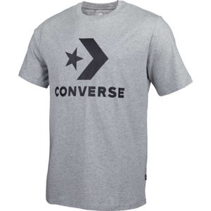 Converse STAR CHEVRON TEE Férfi póló, szürke, veľkosť L