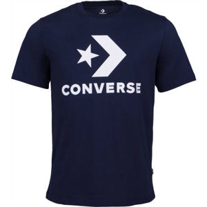 Converse STAR CHEVRON TEE sötétkék S - Férfi póló